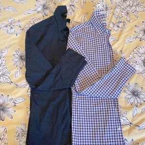 2 Mens Dress Shirts Size Small